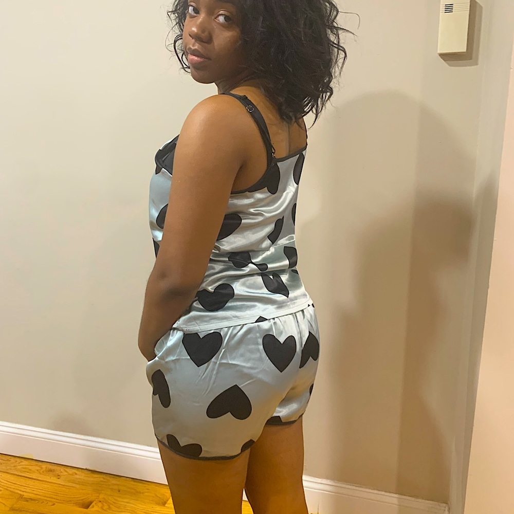 Satin pajamas